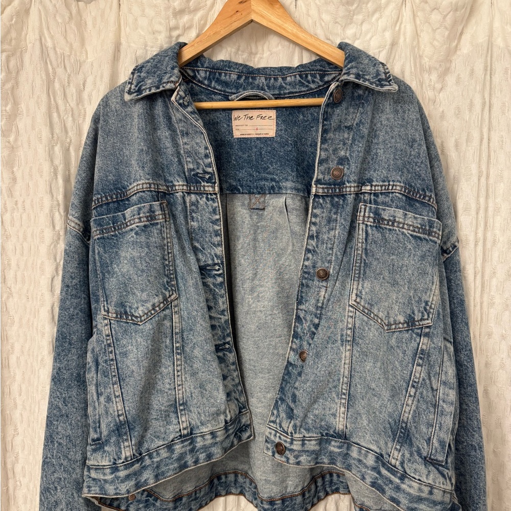 Free People Opal Swing Denim Jacket